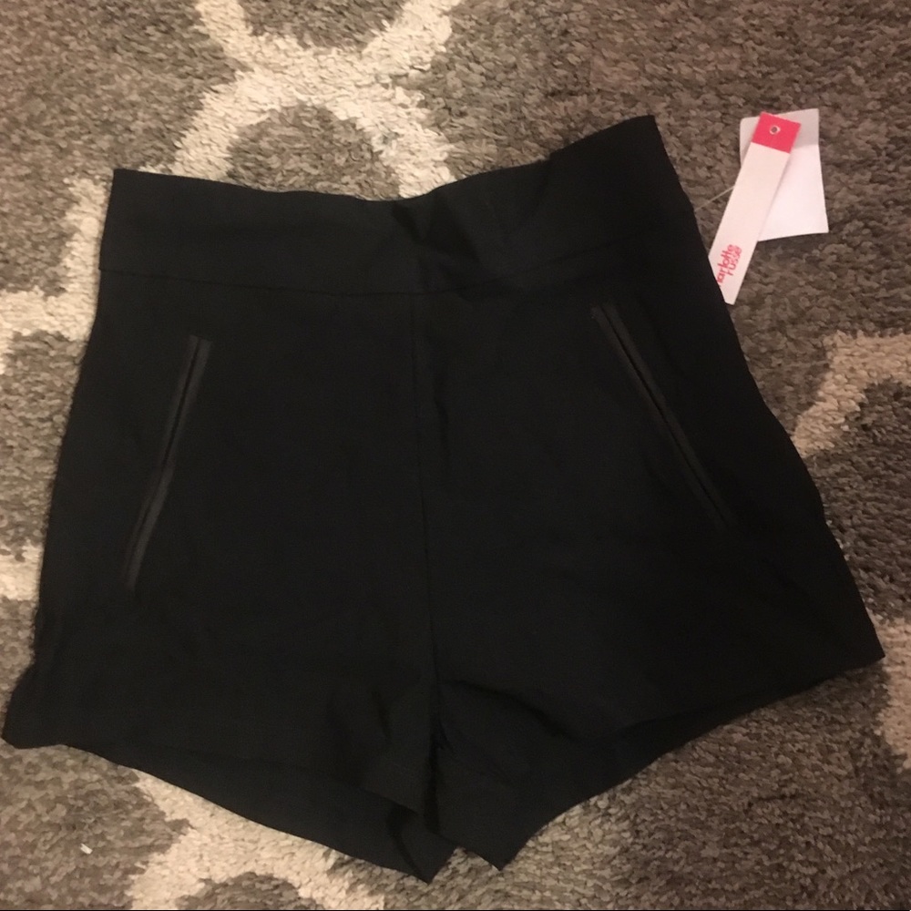Charlotte Russe black spandex shorts